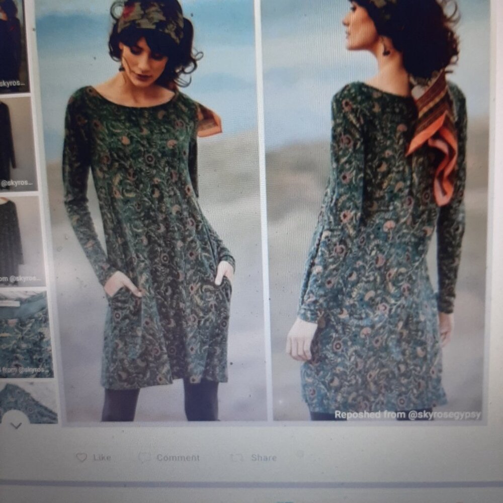 Peruvian Connection Dress XL with Pocket's